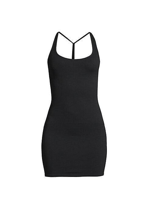 Ribbed T-Back Minidress