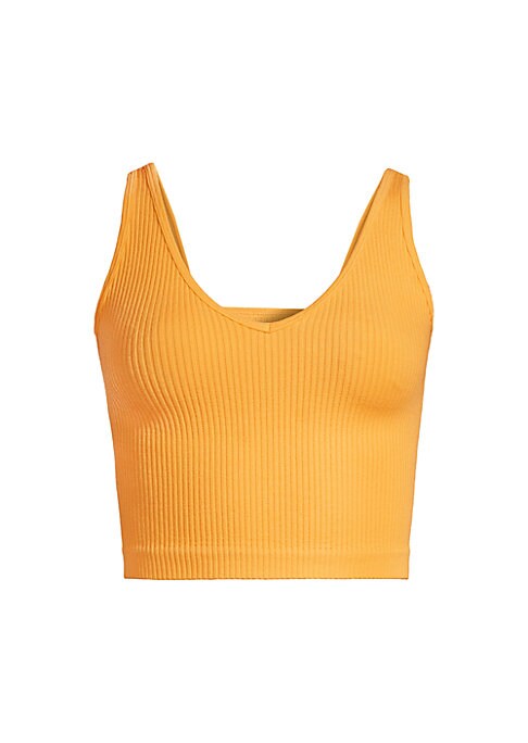 Chic V-Neck Crop Tank
