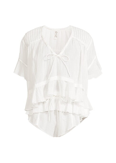 Ruffled Cotton Sleep Ensemble