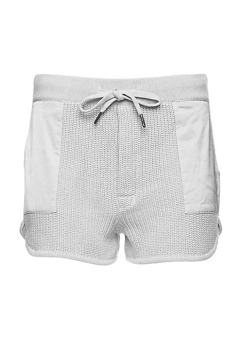 Suede Pocket Drawstring Shorts