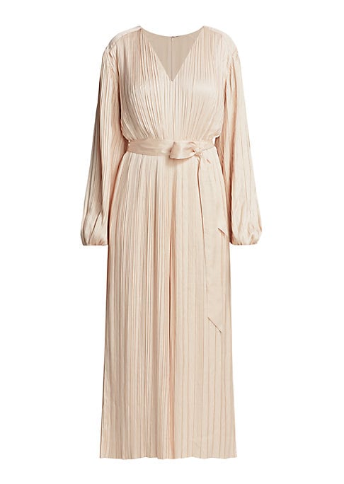 V-Neck Balloon Sleeve Jumpsuit