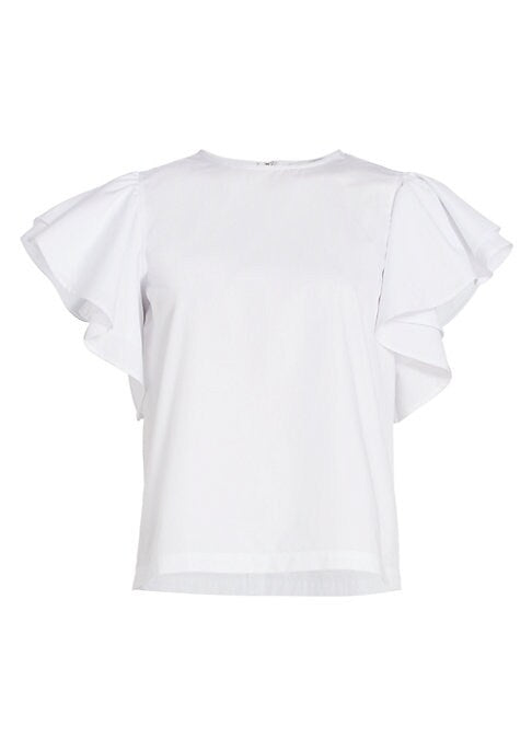 Ruffled Sleeve Elegance