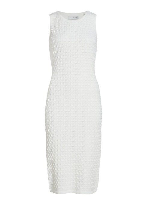 Textured Midi Bodycon Dress