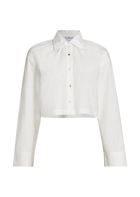 Chic Cropped Button-Up