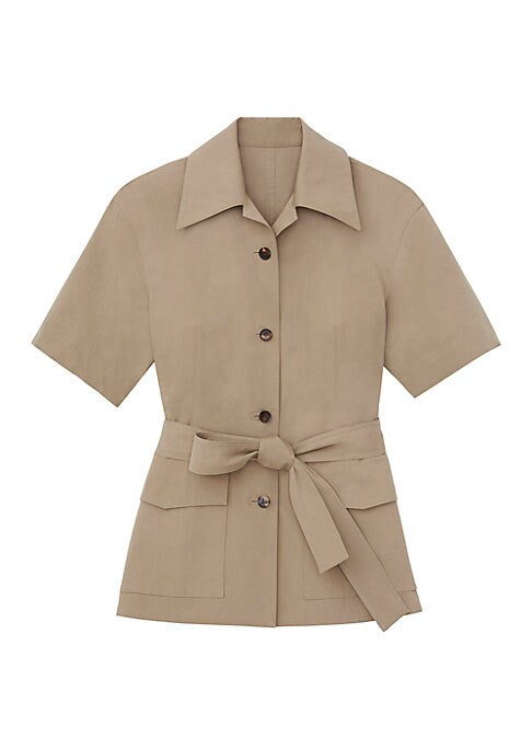 Belted Cotton Chic Top