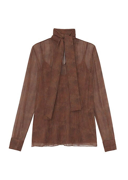 Silk Bow Blouse