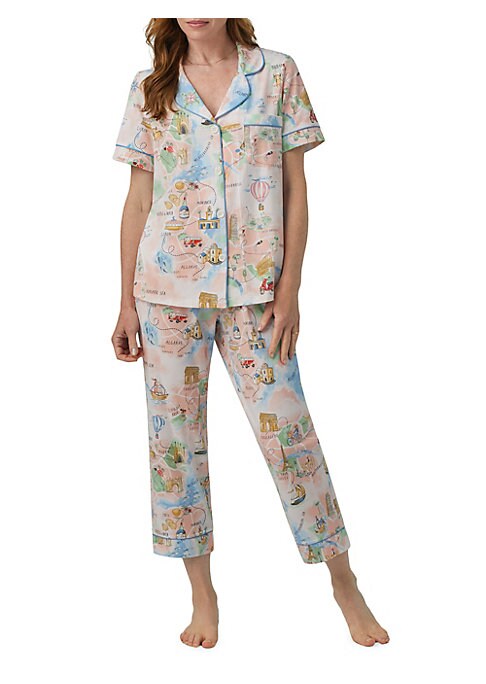 Map Print Pajama Duo