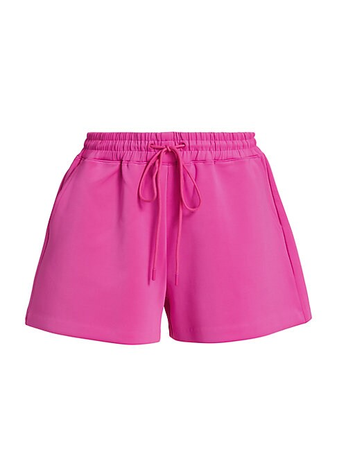 Elastic Waist Scuba Shorts
