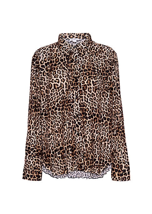 Chic Cheetah Ruffle Top