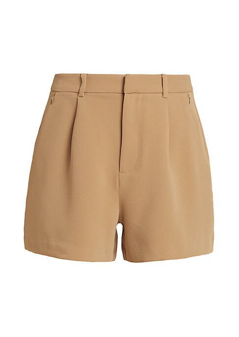 Chic Pleated Short Trousers