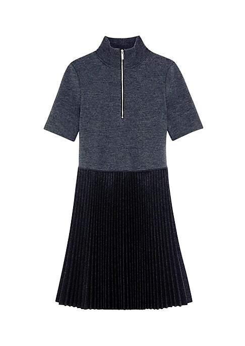 Chic Pleat Mini Dress