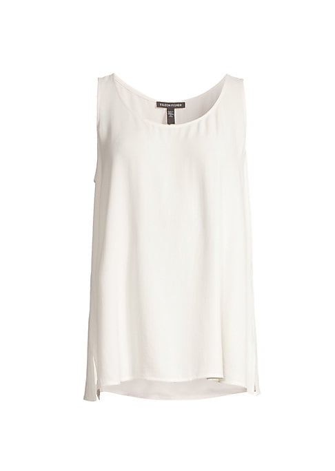 Silk Sleeveless Top