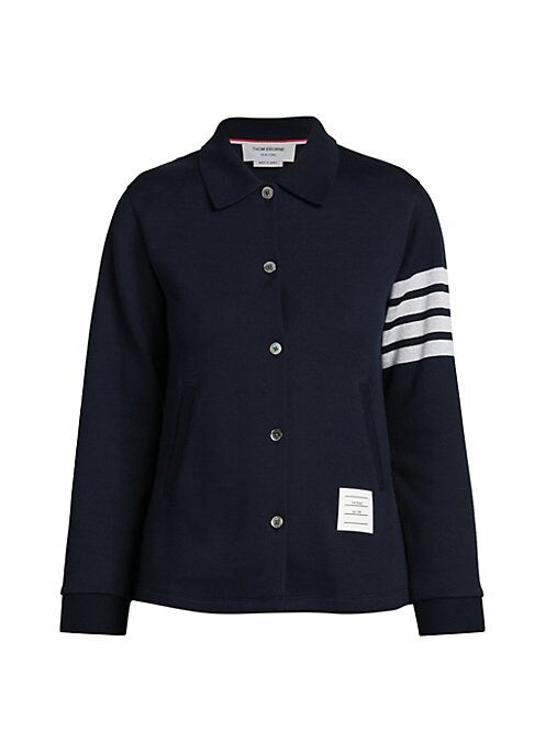 Chic Striped Polo Top