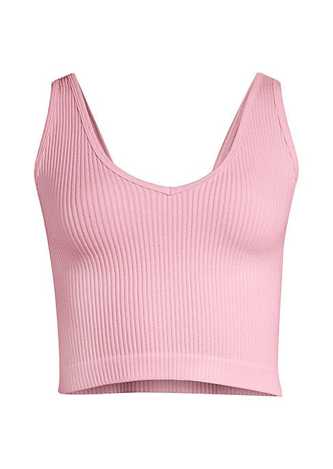 Chic V-Neck Crop Top