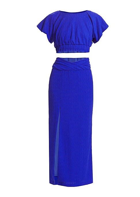 Chic Crop and Flow Skirt