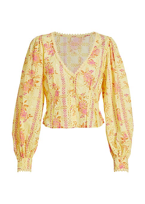 Floral Breeze Crop Top