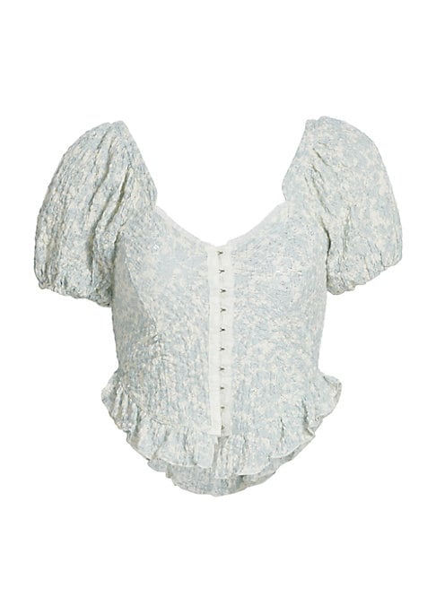 Chic Puff Hem Top