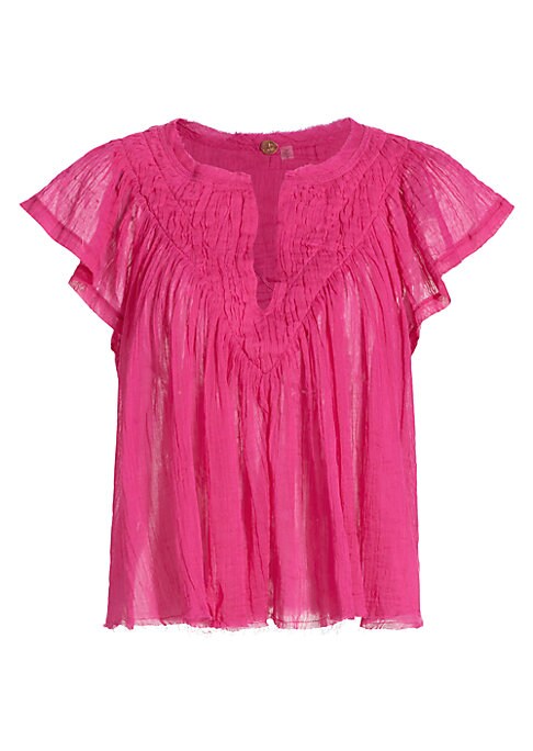 Flutter V-Neck Top