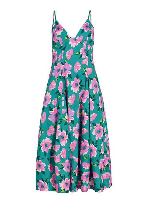 Floral Fit-and-Flare Dress