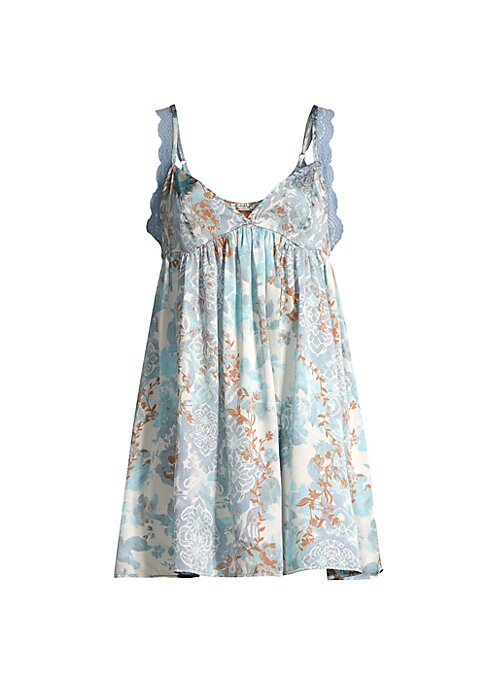 Floral Lace Mini Dress