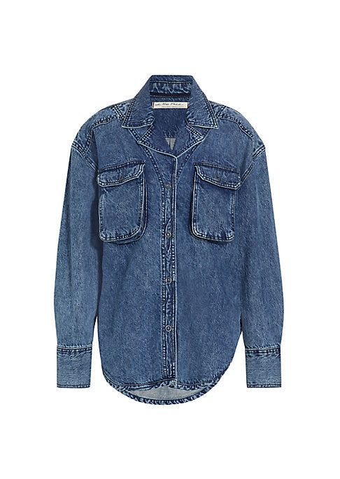 Cargo Chic Denim Top