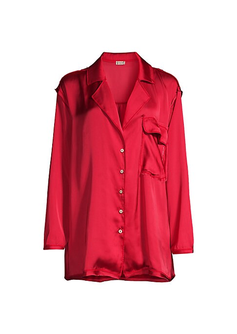 Satin Flow Top