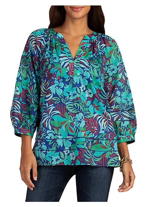 Floral Breeze Cotton Top