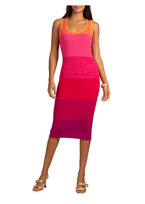 Gradient Knit Midi Dress