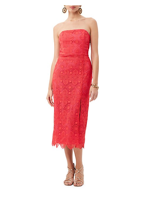 Lace Elegance Midi-Dress