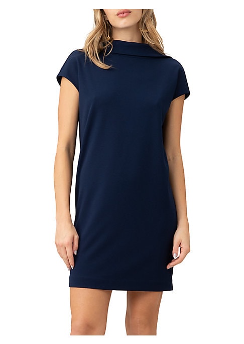 Chic Mini Crepe Dress