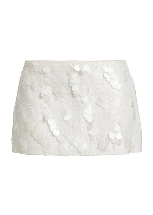 Shimmering Waistline Skirt