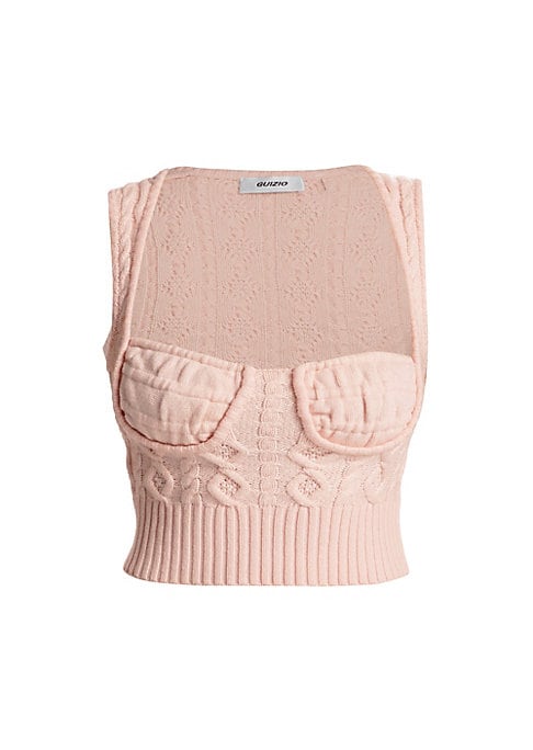 Knit Bustier Top