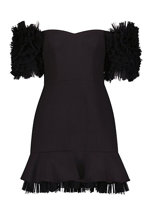 Sweet Ruffle Mini Dress