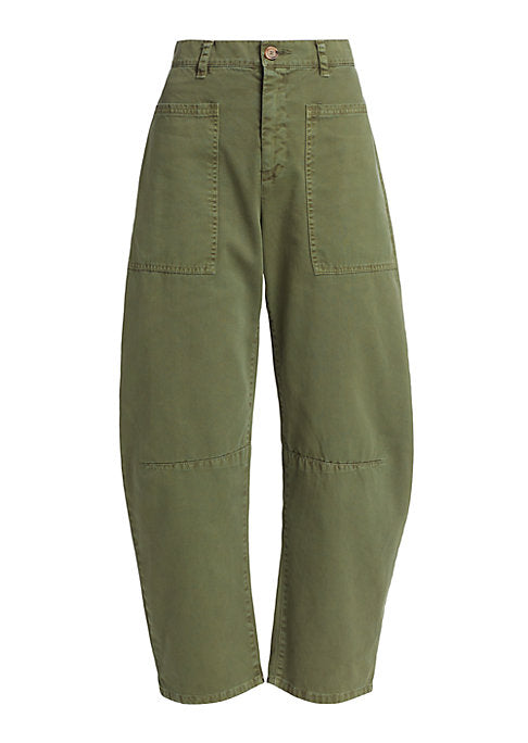Curved Twill Pocket Pants