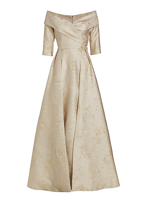 Elegant Surplice Gown