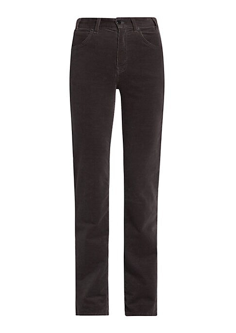 Soft Corduroy Boot-Cut Pants