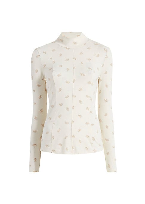 Floral Layered Turtleneck