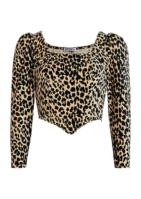 Leopard Crop Top