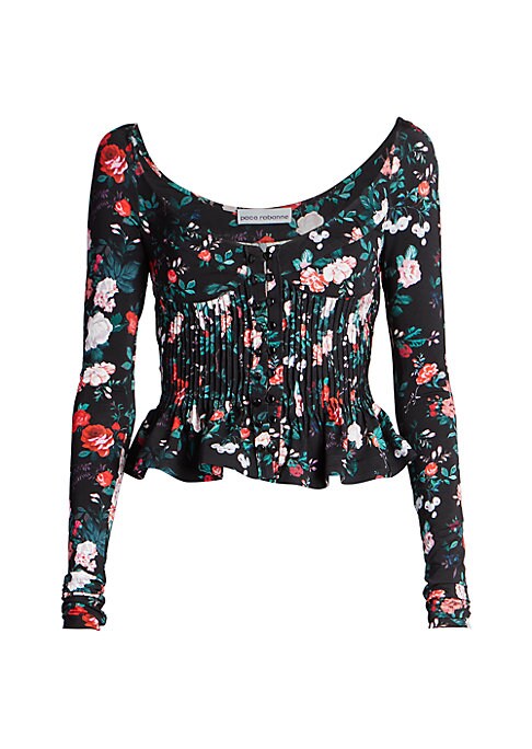 Pleated Blossom Top