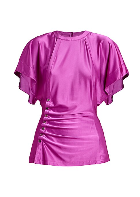 Chic Flutter Sleeve Blouse