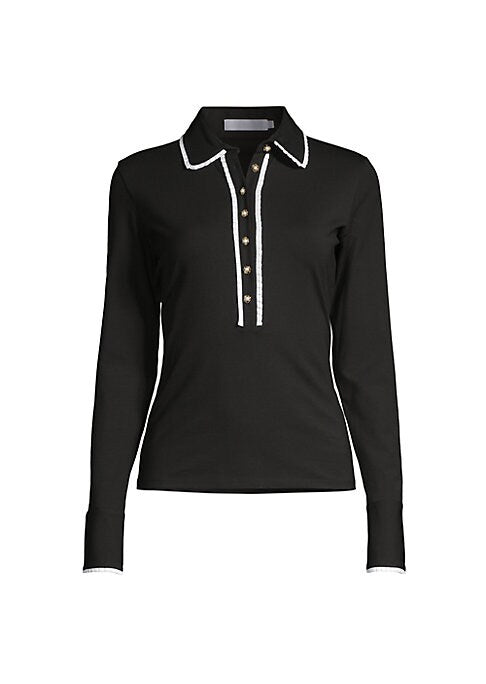 Placket Glam Top