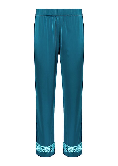 Luxe Lace Satin Trousers