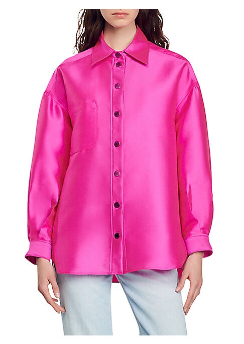 Satin Luxe Relaxed Shirt
