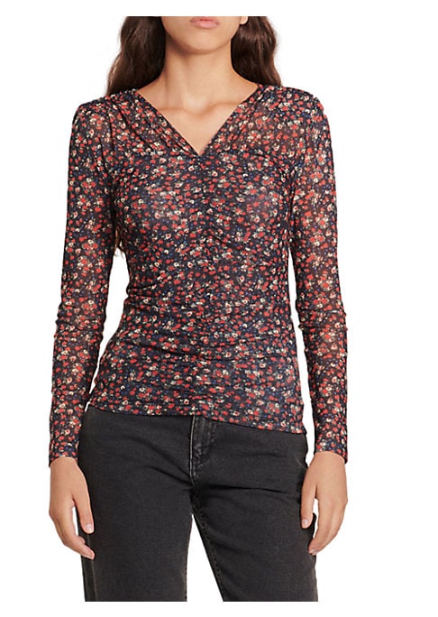 Floral Tulle Elegance Top