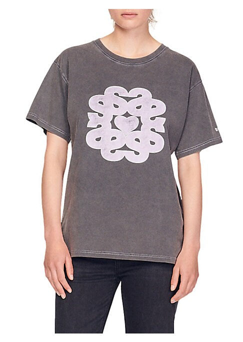 Double Logo Cotton Tee