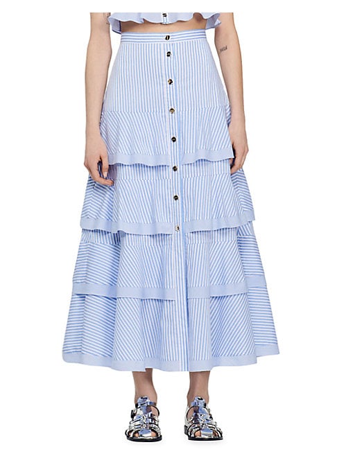 Striped Flair Skirt