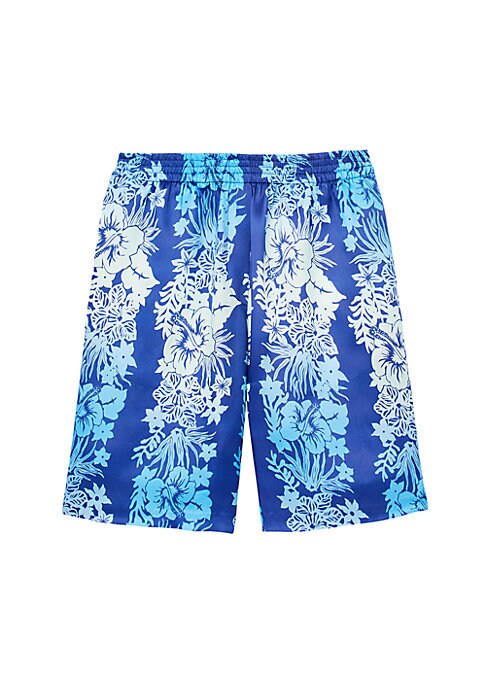Tropical Print Bermuda Shorts
