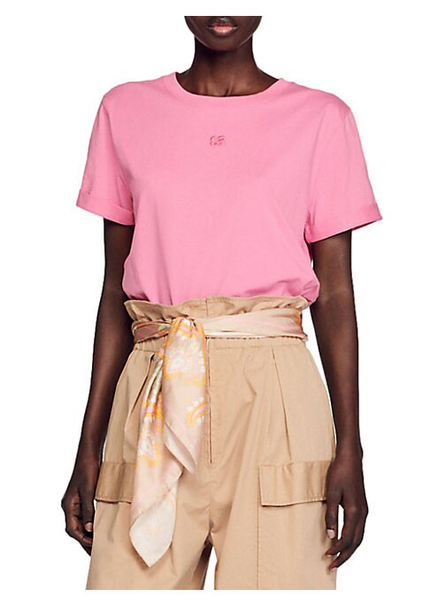 Embroidered Elegance Tee