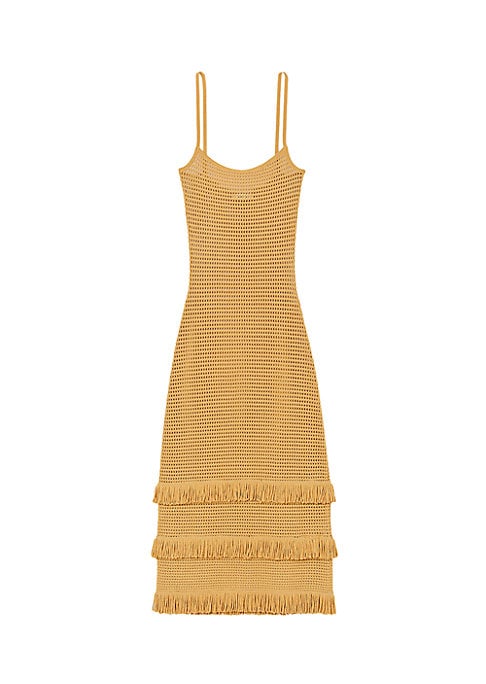 Fringe Elegance Midi Dress