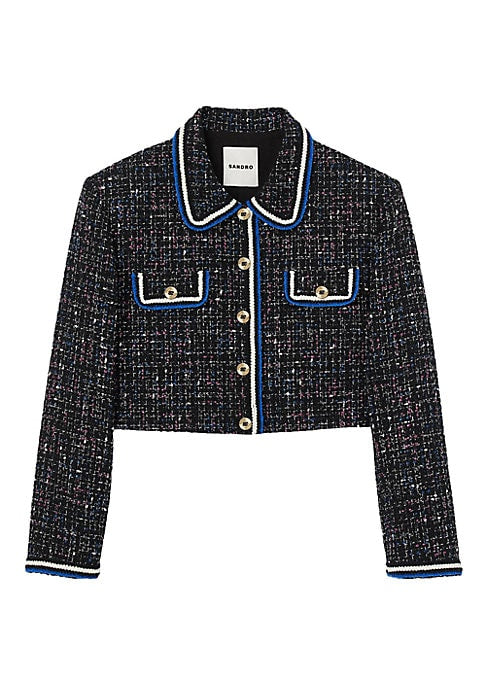 Chic Tweed Crop Jacket